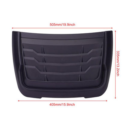 Car Hood Air Intake Cover Deflector For Ford Ranger Raptor 2015-2022, Frosted Black, Carbon Pattern