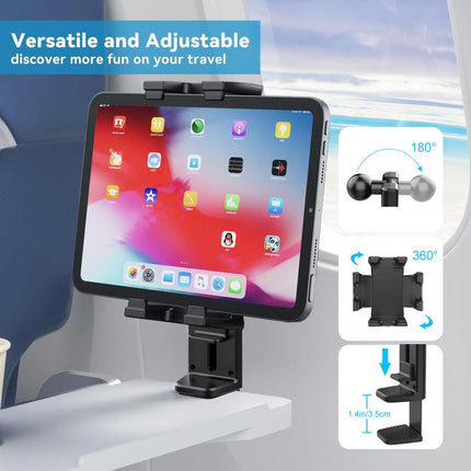 Multifunctional Travel Mobile Phone Tablet Desktop Stand Rotating Fixed Clip, XMX076