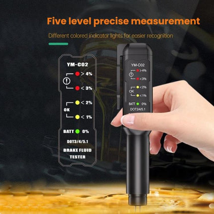 Automobile Brake Oil Detection Pen Brake Fluid Moisture Tester, YM-C02