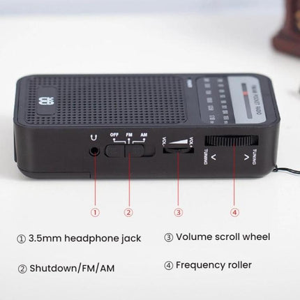 Portable Pointer AM/FM Full Channel Radio