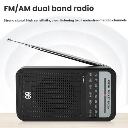 Portable Pointer AM/FM Full Channel Radio
