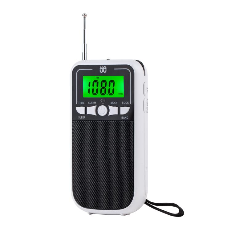 Portable FM/AM/SW Multi-Band High-Sensitivity Clock-Controlled Radio Player