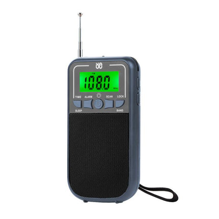 Portable FM/AM/SW Multi-Band High-Sensitivity Clock-Controlled Radio Player, For EU, For US