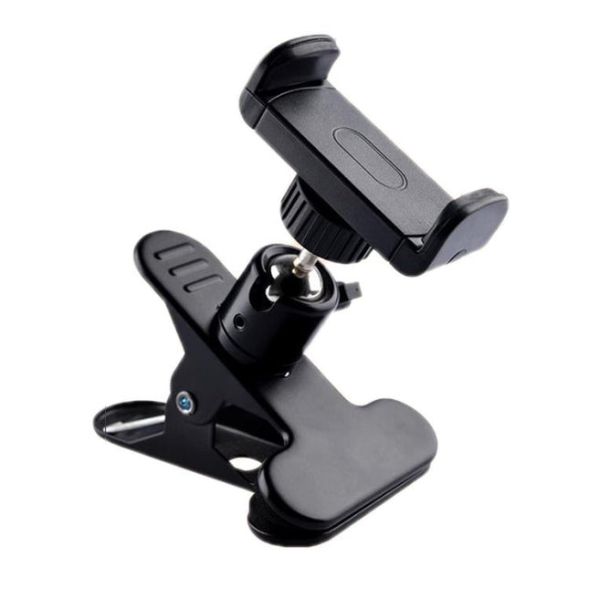Metal Clamp Gimbal Desktop Holder, For Phones, For Phones And Tablets