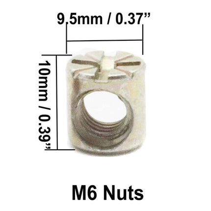 50pcs /Set M6 Colored Zinc Round Head Hexagon Socket Screw Set, 50pcs /Set