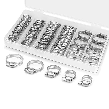 40pcs /Set Stainless Steel American-Style Heavy-Duty Clamp Kit, 40pcs /Set