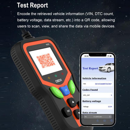 OBD 9-16V Car Battery Fault/Health Tester, V321