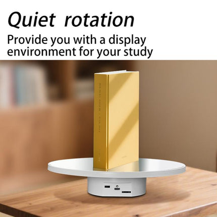 Multi-purpose Mirror Electric Rotating Disc Battery / USB Powered Photography Live Display Stand, 16cm White, 16cm Black, 16cm Gold, 25cm White, 25cm Black, 25cm Gold