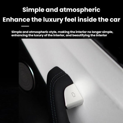 For Tesla 2024+ Model 3 Highland / Model Y Door Button Protective Patch, For Tesla Model 3 Highlan 4pcs /Set