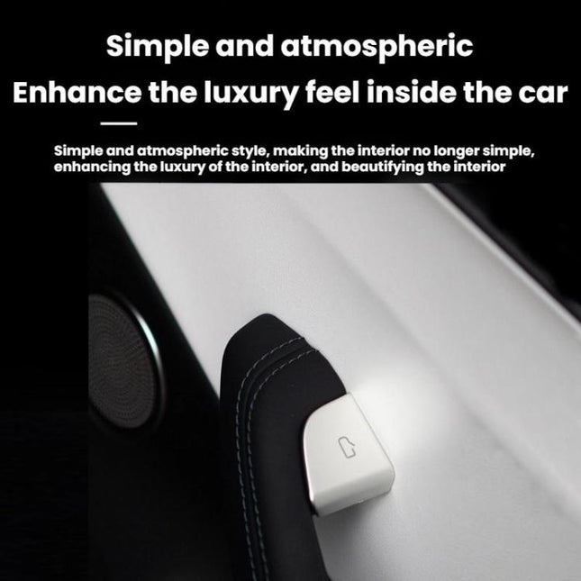 For Tesla 2024+ Model 3 Highland / Model Y Door Button Protective Patch, For Tesla Model 3 Highlan 4pcs /Set