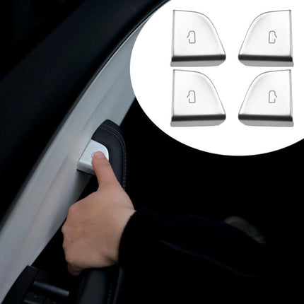 For Tesla 2024+ Model 3 Highland / Model Y Door Button Protective Patch, For Tesla Model 3 Highlan 4pcs /Set