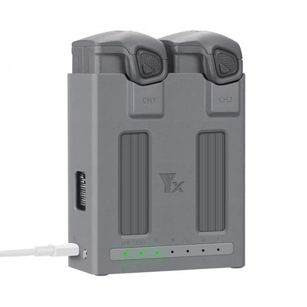 For DJI Mavic 4 Pro YX Dual-Channel Charger Battery Manager Simultaneous Charging Station, Dual-Channel