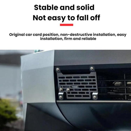 For Tesla Cybertruck Quick-Release Punch-Free US License Plate Frame