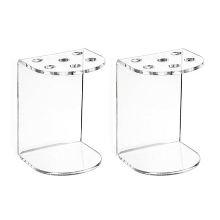 6-Hole Acrylic Scissor Barber Tool Storage Display Stand, 1pc, 2pcs