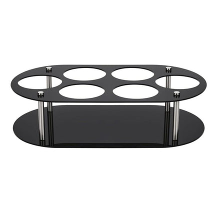 Desktop Water Bottle Storage Stand, YX174 Black, YX174 Transparent