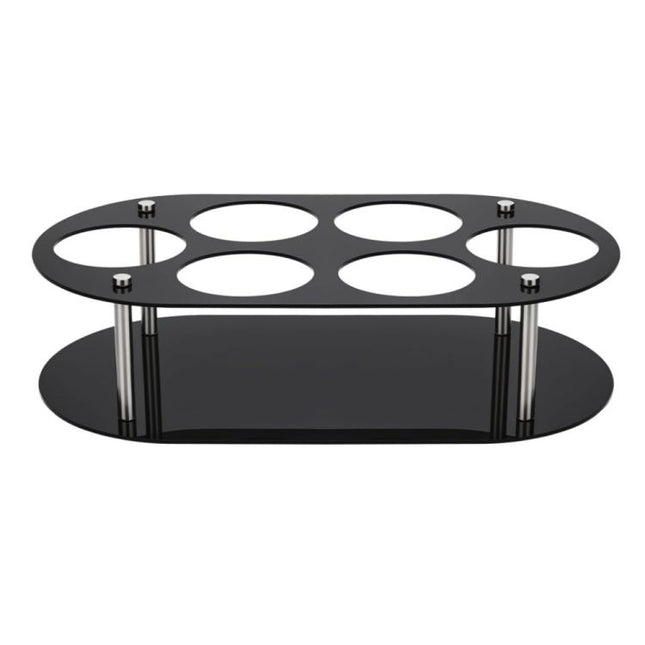 Desktop Water Bottle Storage Stand, YX174 Black, YX174 Transparent