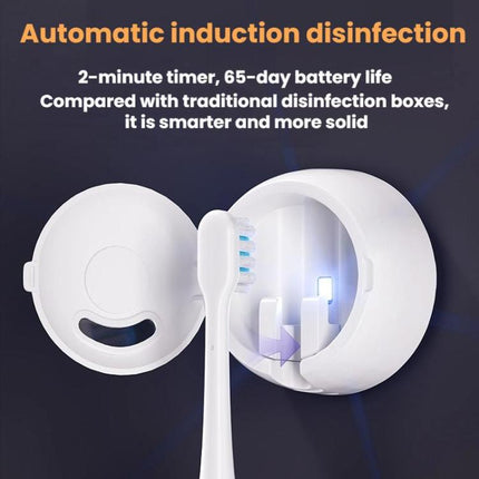 Smart Rechargeable Toothbrush UV Sterilizer and Storage Rack