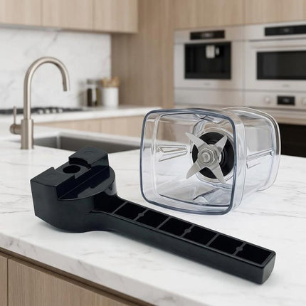 For Vitamix 5200 Stainless Steel Ice Breaker Accessory, Toothless Blade, Toothless Blade + Mushroom Head + Wrench, VT Plastic Wrench