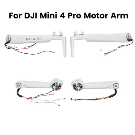 For DJI Mini 4 Pro Drones Arm With Motor Repair Parts, Left Front, Right Front, Left Rear, Right Rear