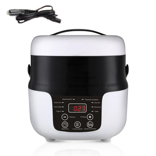 12V-24V 2L Car-Mounted Push-Button Rice Cooker