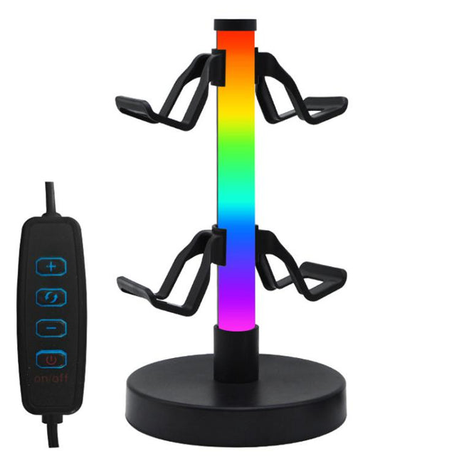 KBB-81 RGB Gaming Controller Headphone Stand Ambient Light Stand, Wired Control, Wired Control+Remote Control, Wired Control+Remote Control+Bluetooth App