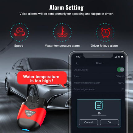 OBD2 Car Scanner Automotive Engine Diagnostic Tool, AUTOPHIX 3210