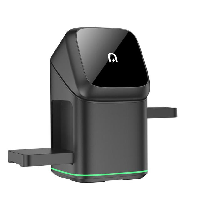 3 in 1 Metal Magnetic Wireless Charging Rotating Base Stand