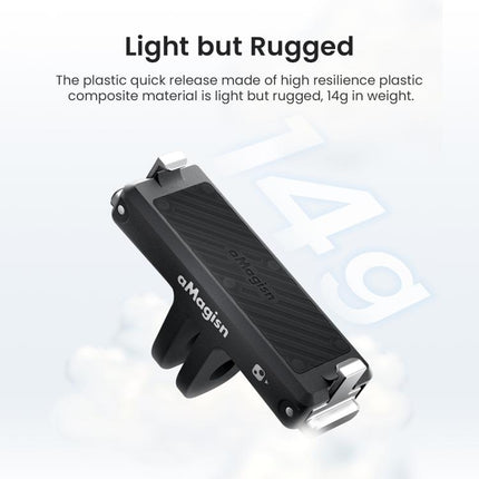 For Insta360 Go Ultra Camera aMagisn Quick Release Magnetic Base Plastic Mount Adapter