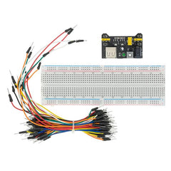 MB-102 830-hole Breadboard + Power Module + 65 Breadboard Wires