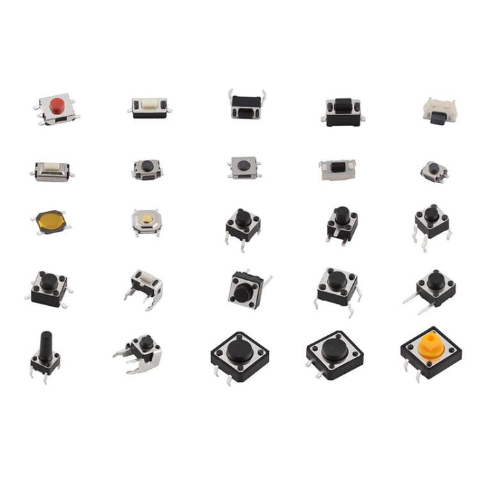 125pcs /Set Car Button Micro Tactile Switch, 125pcs /Set