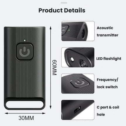 Mini Outdoor High-power Long-distance Training Ultrasonic Dog Repeller