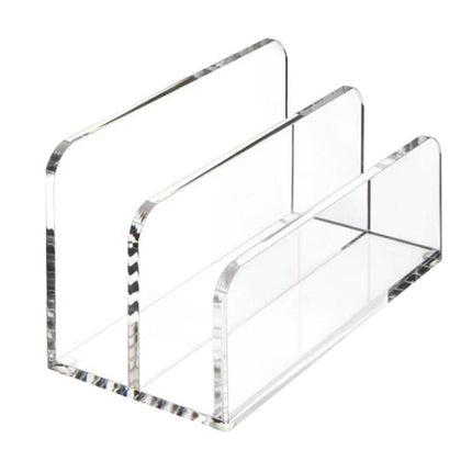 Acrylic Desk Organizer Box File Rack, Single, Double