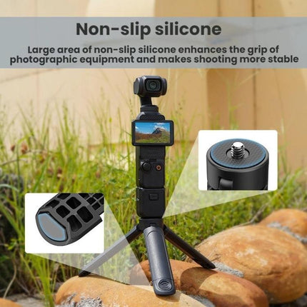 Flymile Action Camera Tripod For DJI, Insta360, GoPro and Other Action Cameras, Tripod Extension, Tripod Extension with Copper Nut Adapter