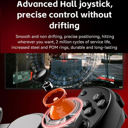 D8+ Wired & Wireless Telescopic Game Controller Foldable USB-C, Hall Sensing Joystick For Switch/Android/IOS/PC