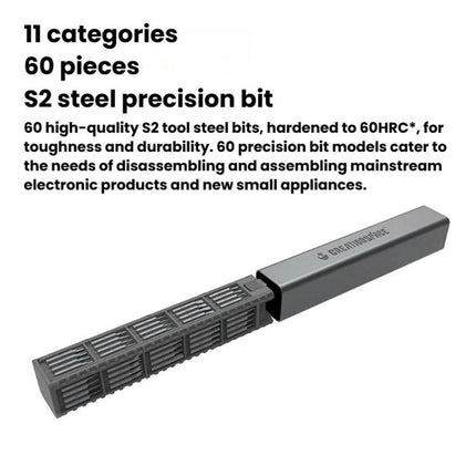 71pcs Multi-Functional Manual Screwdriver Set Mobile Phone Computer Repair Disassembly Tool Kit, CREATIONSPACE HCS01A