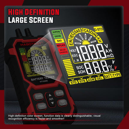 HABOTEST 12/24V Car Battery Life Tester
