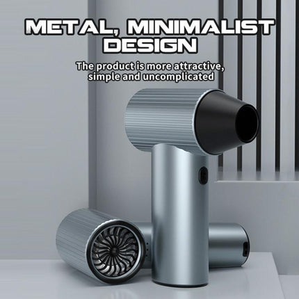 90000RPM High-Power Turbo Fan Outdoor Handheld Metal Fan Brushless High-Speed Pressure-Boosted Blower, X7 90000RPM