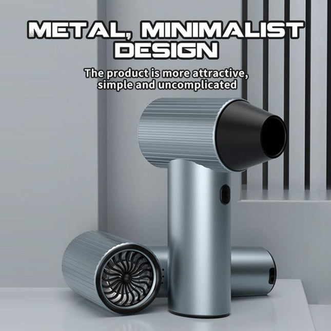 90000RPM High-Power Turbo Fan Outdoor Handheld Metal Fan Brushless High-Speed Pressure-Boosted Blower