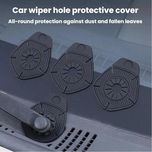 10pcs Car Wiper Hole Protective Cover Wiper Dust-Proof Leak-Proof Plug Protective Silicone Pad