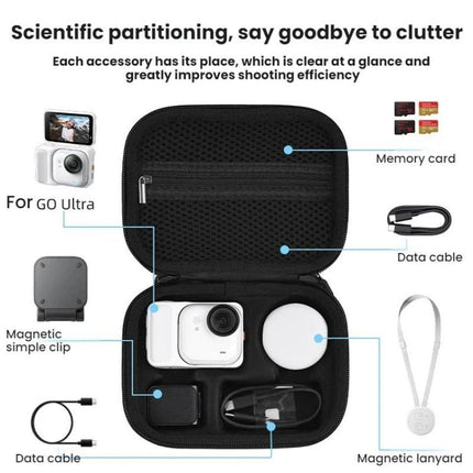 For Insta360 Go Ultra BRDRC Portable Accessory Storage Bag