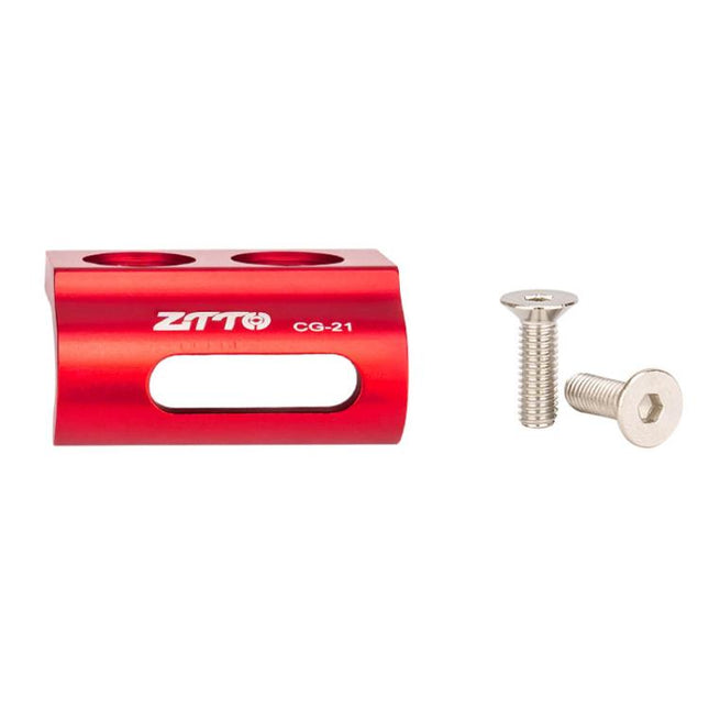 ZTTO Road Bike Front Derailleur Bracket Front Derailleur Hanger Mounting Clip, CG21 Black, CG21 Red, CG22 Black, CG22 Red