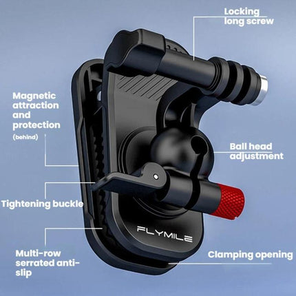 For DJI/GoPro/Insta360 Backpack Shoulder Strap Camera Mount, Magnetic, Regular