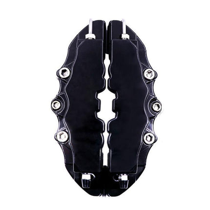 2pcs /Set Car High-Temperature Resistant Brake Caliper Cover Kit, S Red, M Red, L Red, S Blue, M Blue, L Blue, S Yellow, M Yellow, L Yellow, S Silver, M Silver, L Silver, S Black, M Black, L Black