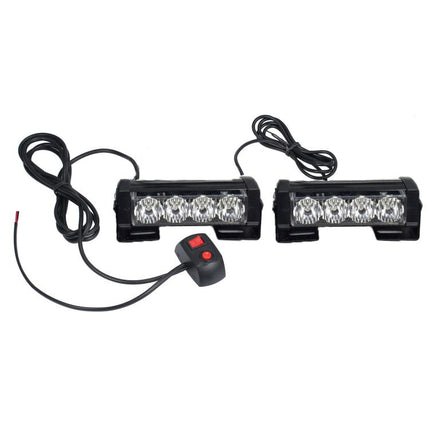 Car Modification High-brightness Flashing Warning Lights, One For Two 4 Light, One For Two 6 Light, One For Four 4 Light, One For Four 6 Light