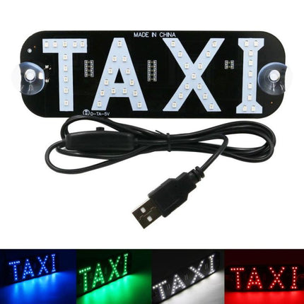 Taxi Indicator Light For Vehicles Roof Lamp With Switch, USB Port, Cigarette Lighter Socket