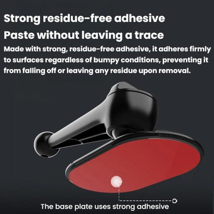 2pcs Car Adhesive Snail-Shaped Phone Mount Base 360-Degree Rotatable Mount Base, Snail-Shaped Phone Mount Base