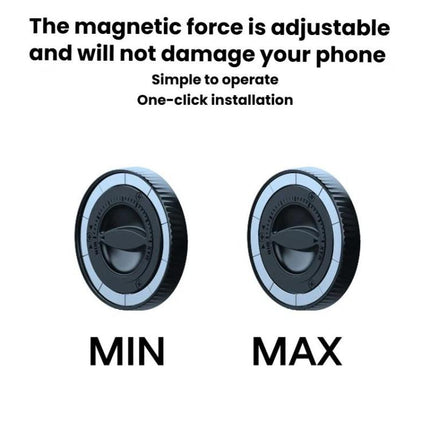 Car Adjustable Ring Magnetic Mount Magnetic Head Accessory For Phone Mounts, Adjustable Ring Magnetic Mount