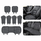 7pcs Seat Cushion Black