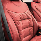 Perforated Back Cushion Red