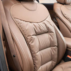 Perforated Back Cushion Brown